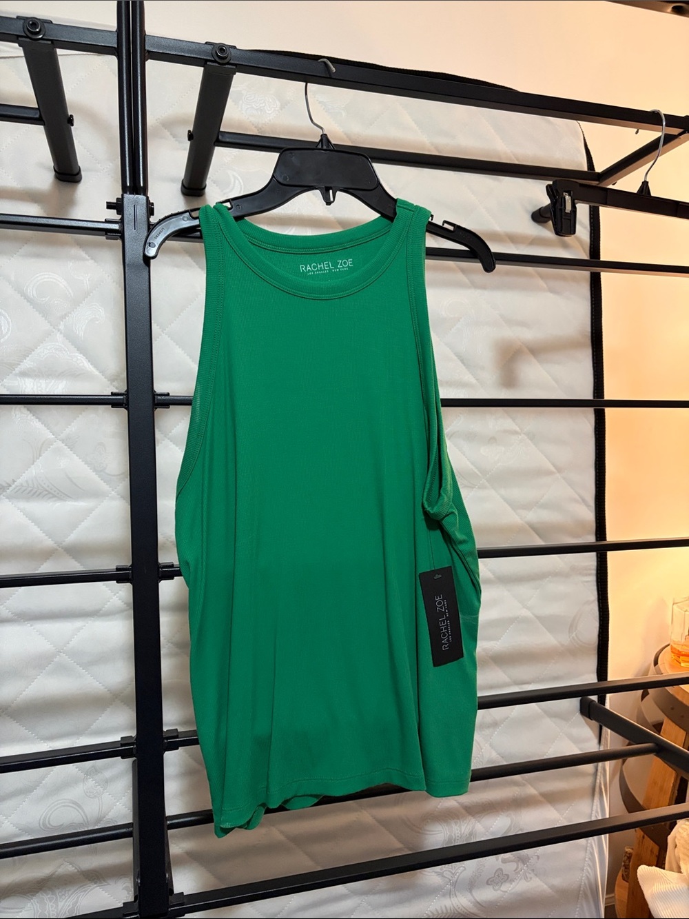 Rachel Zoe Vibrant Green Sleeveless Tank